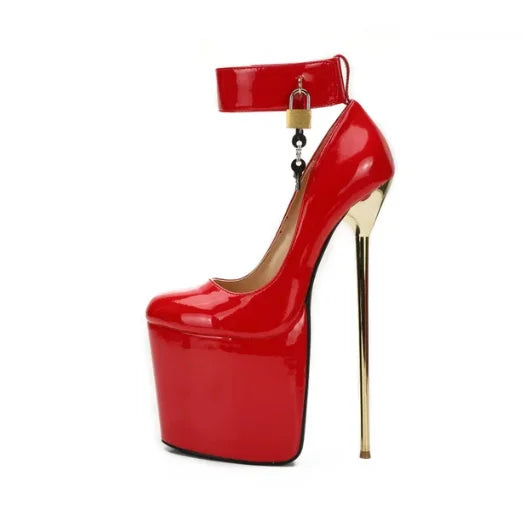 22cm Thin Stiletto Metal High Heels