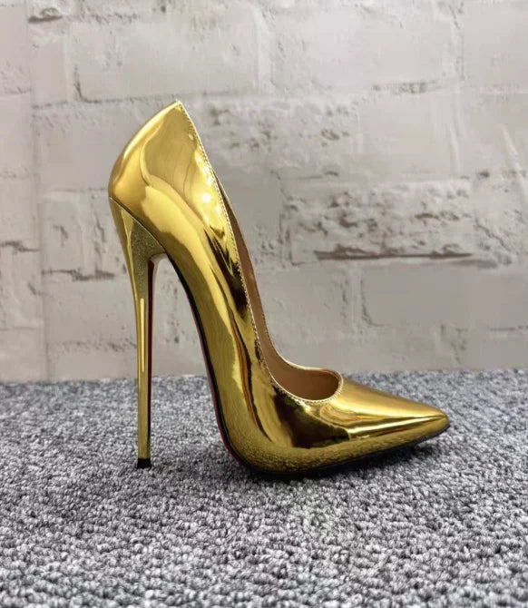 Design 16cm Mirror vamp High Heels