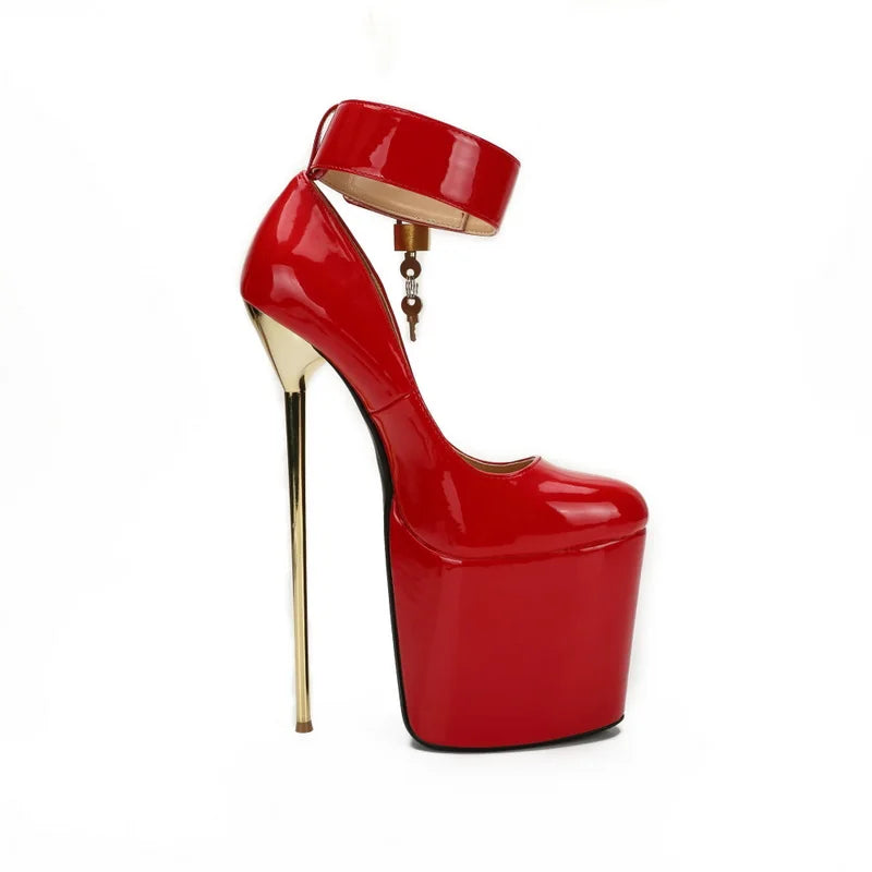 22cm Thin Stiletto Metal High Heels