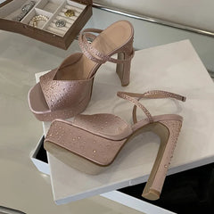 Rhinestone High Heels
