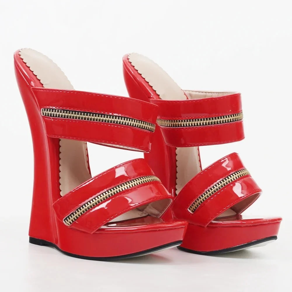 18CM High Heels Wedges Sandals