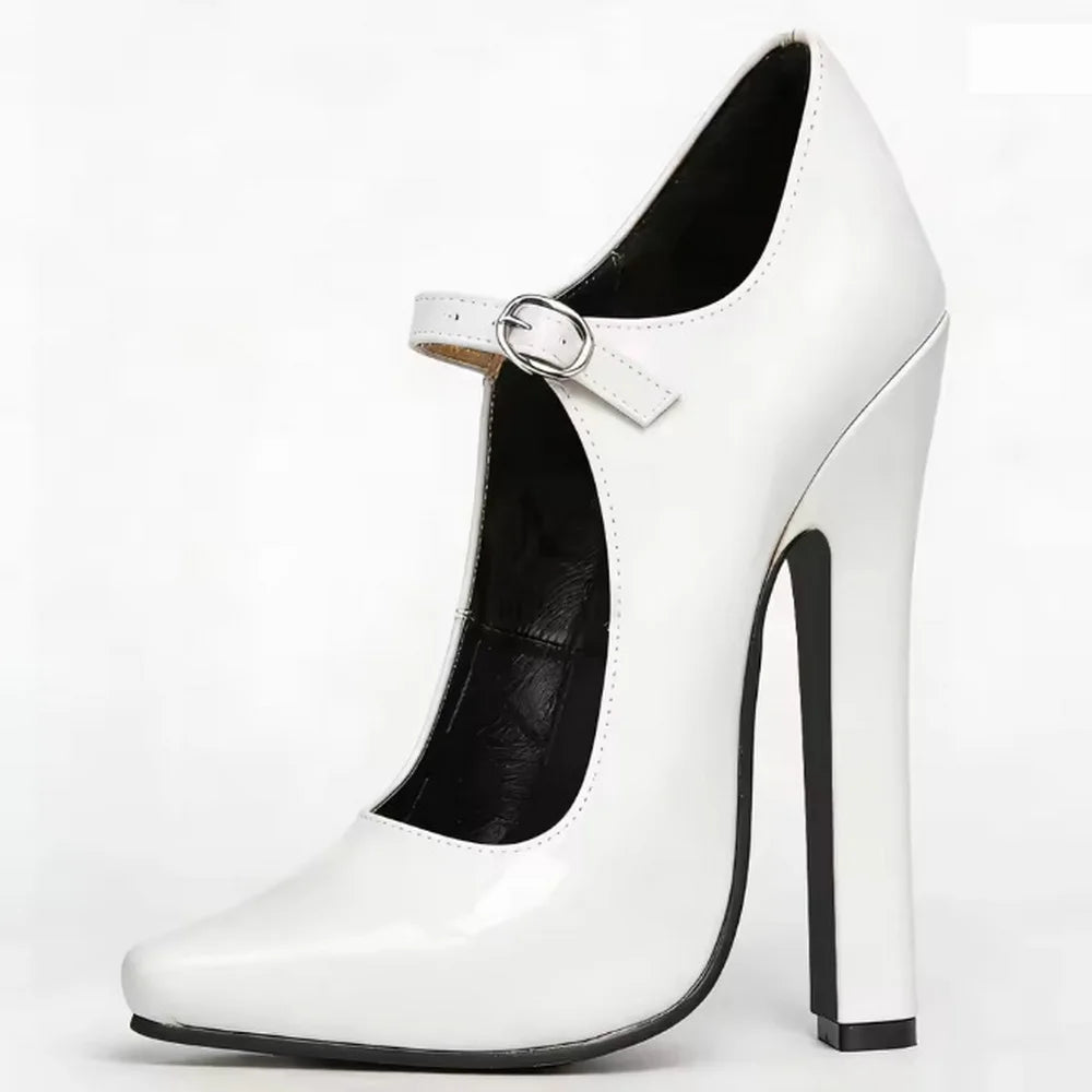 Oldhollywood Style 15CM Square High Heels