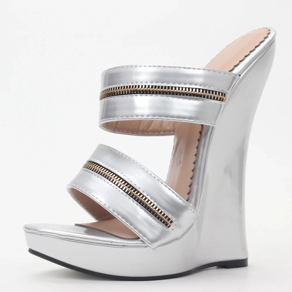 18CM High Heels Wedges Sandals