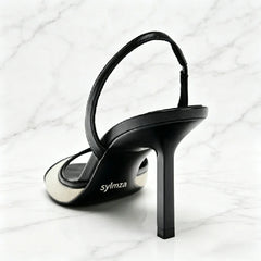 Concise Mixed Colors Open-toe Heeled Sandals