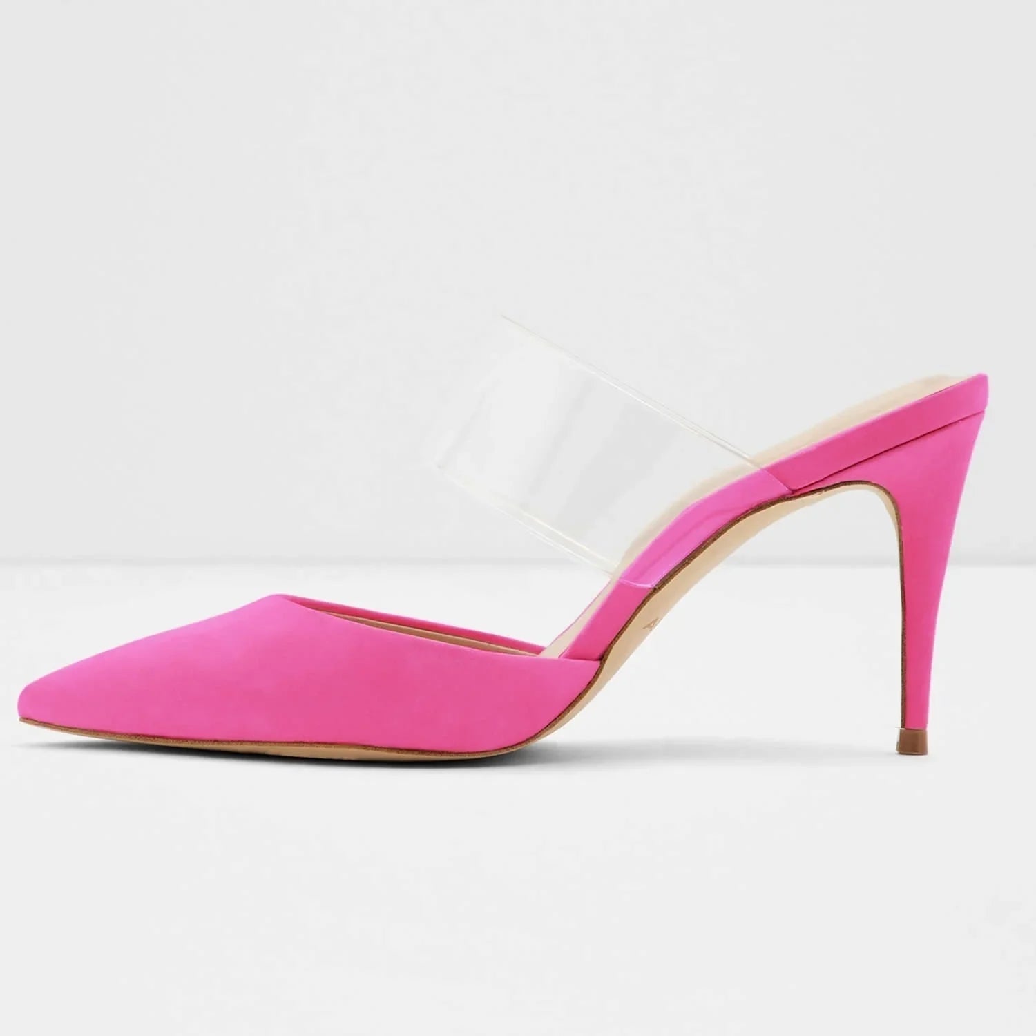 9cm Pointed Toe Thin High Heels Party Girl Black Nude Solid Color Wedding Shoes
