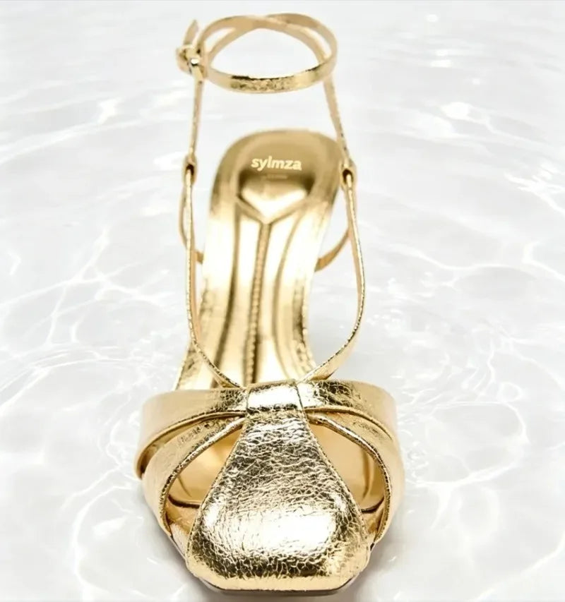 Ankle Buckle Designer Sandals