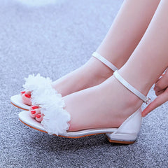 banquet large-size thick-heeled high-heeled women's sandals