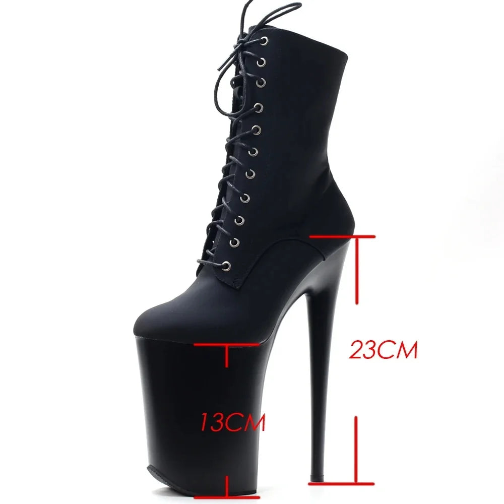 Extreme High Heels 20cm Women Ankle Boots