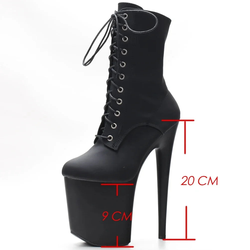 Extreme High Heels 20cm Women Ankle Boots