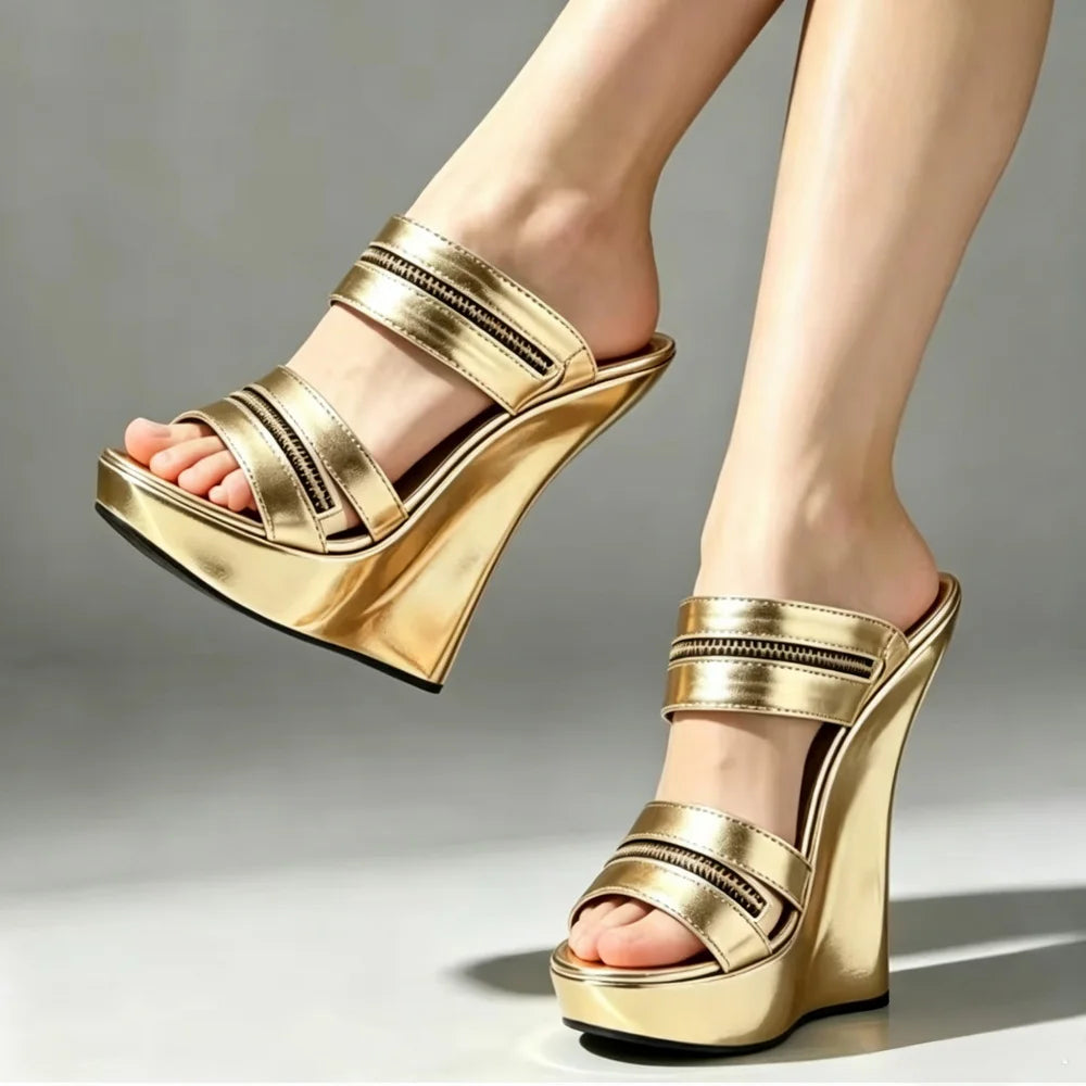18CM High Heels Wedges Sandals