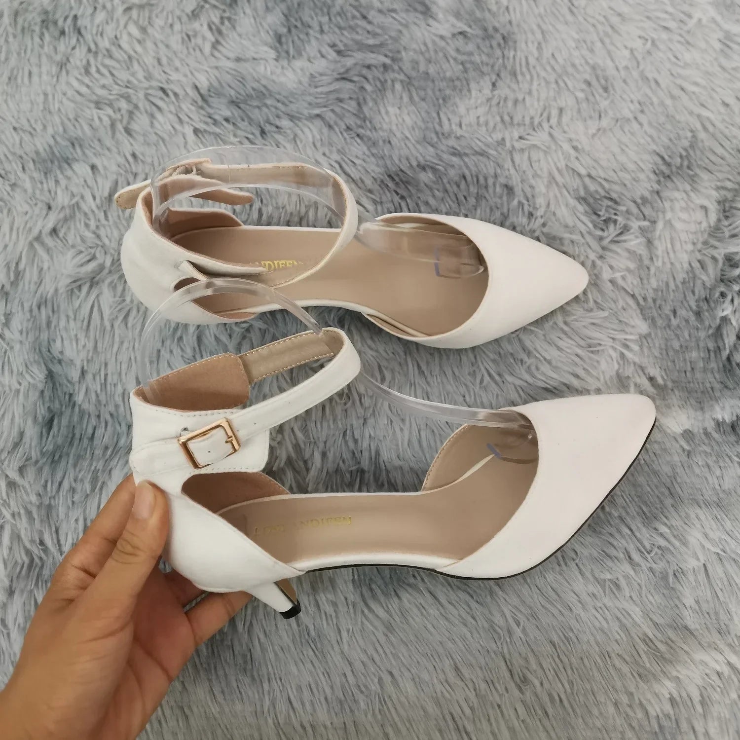5cm Thick Heel Pumps Wedding Party Shoe