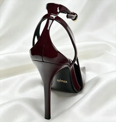 Ankle Strap Buckle Slingback Design Stiletto Sandals
