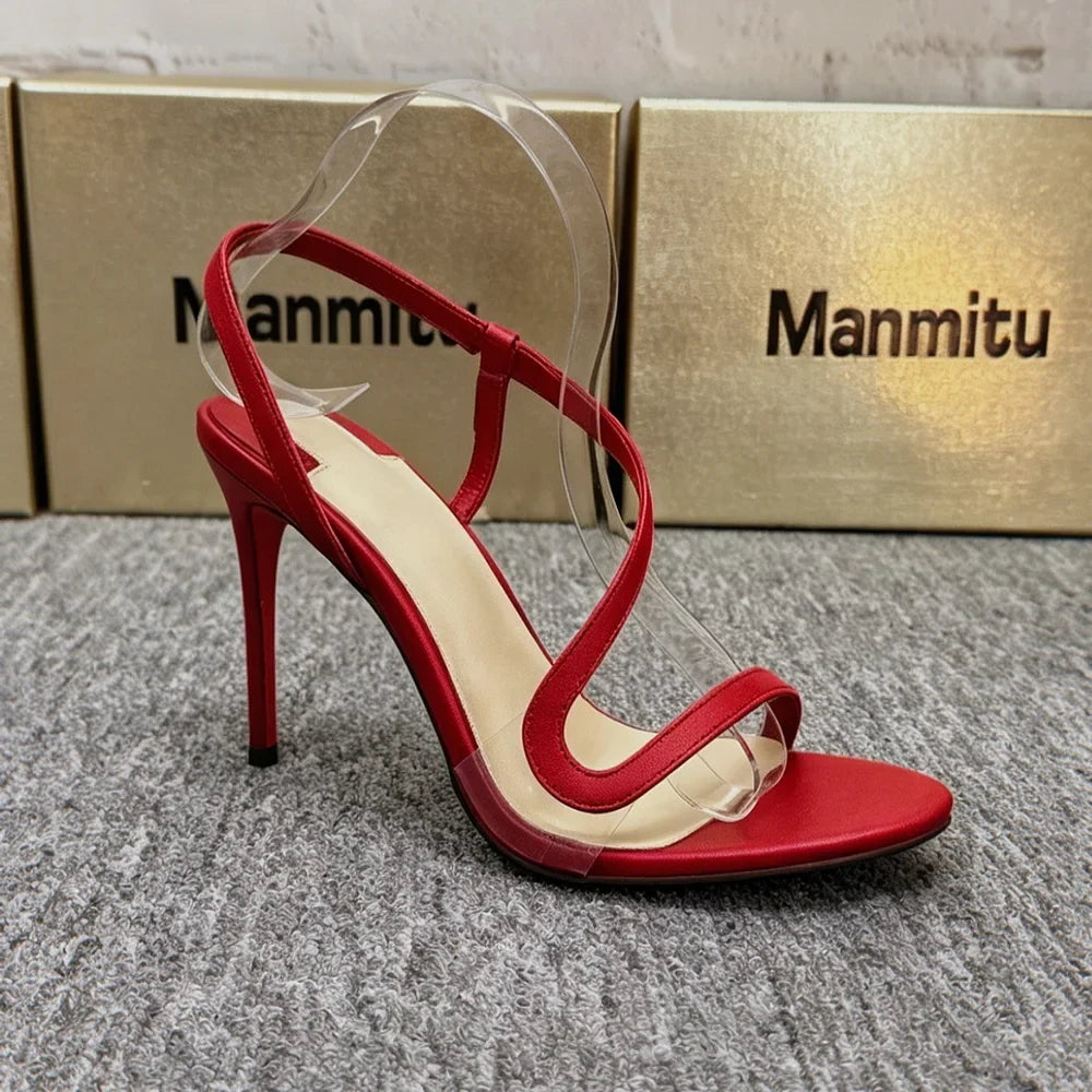 Design 10cm Women Open Toe High Heeled Sandals