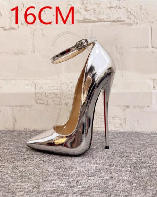 Design 16cm Mirror vamp High Heels