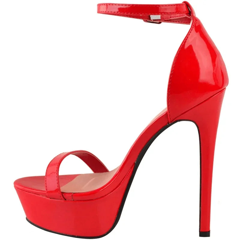 14cm Supper High Heels Ankle Strap Sandal