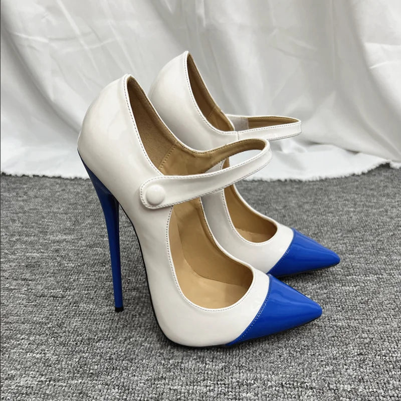 12/16cm Mixed Colors Women Pumps