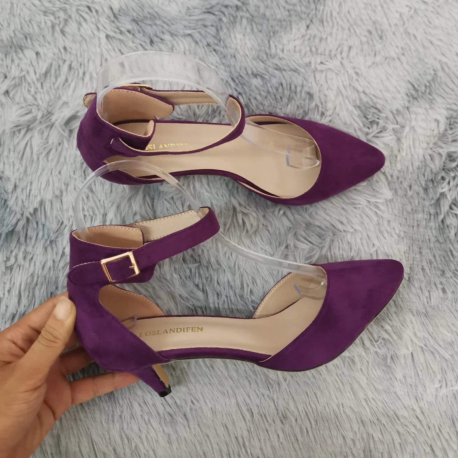 5cm Thick Heel Pumps Wedding Party Shoe