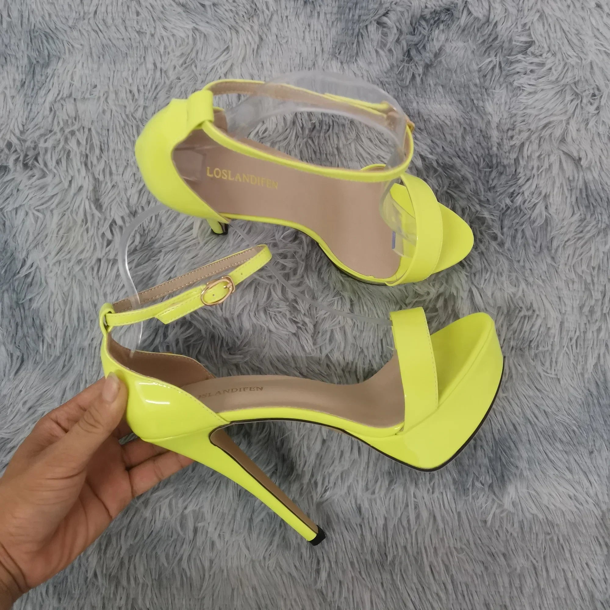 14cm Supper High Heels Peep Toes Platform Stilettos Party Wedding Shoes