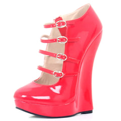 18cm Wedges High Heels Platform Pumps