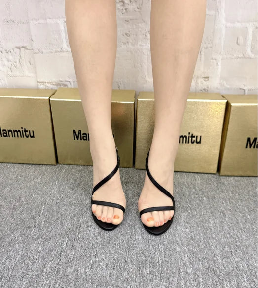 Design 10cm Women Open Toe High Heeled Sandals