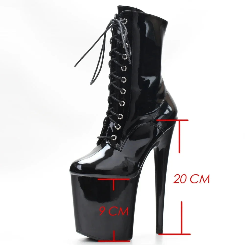 Extreme High Heels 20cm Women Ankle Boots