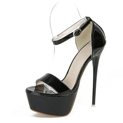 Summer Open Toe Stiletto Platform Sandals