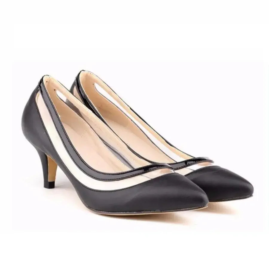 5cm Low Heel Pointed Toe Slip-on High Heels
