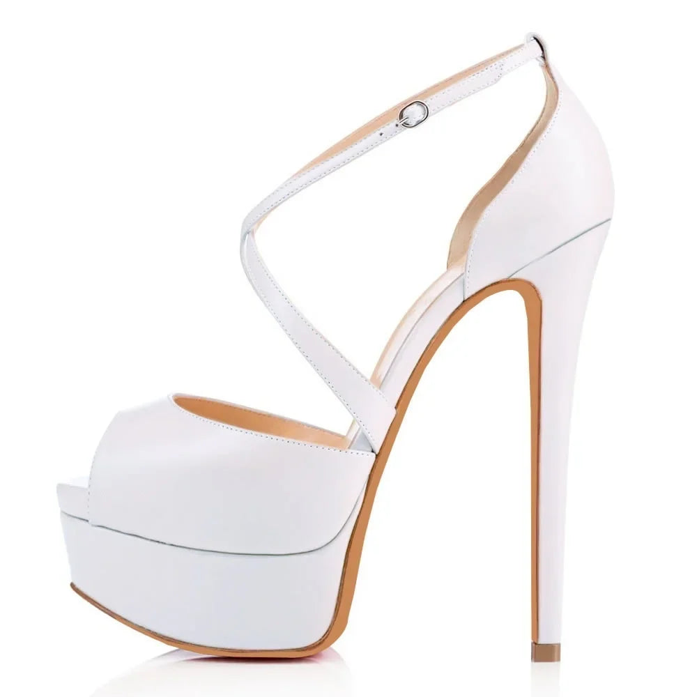 14cm Super High Heels Sandals
