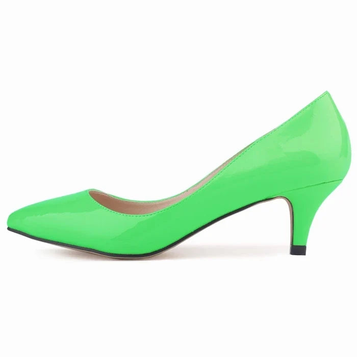 Classic Sexy Pointed Toes 5cm Low Med Kitten High Heels