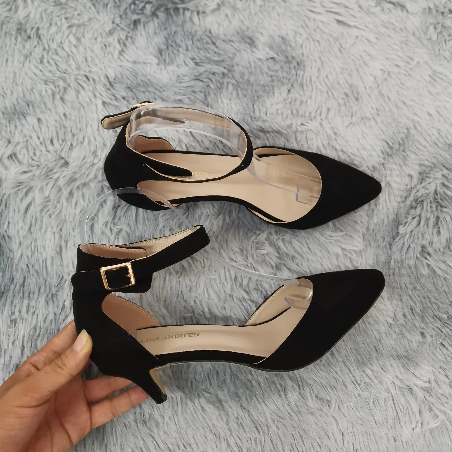 5cm Thick Heel Pumps Wedding Party Shoe