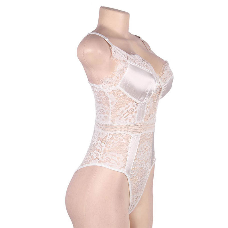 Sex Corset Bodysuit Sexy mature lingerie mature Lace Teddy