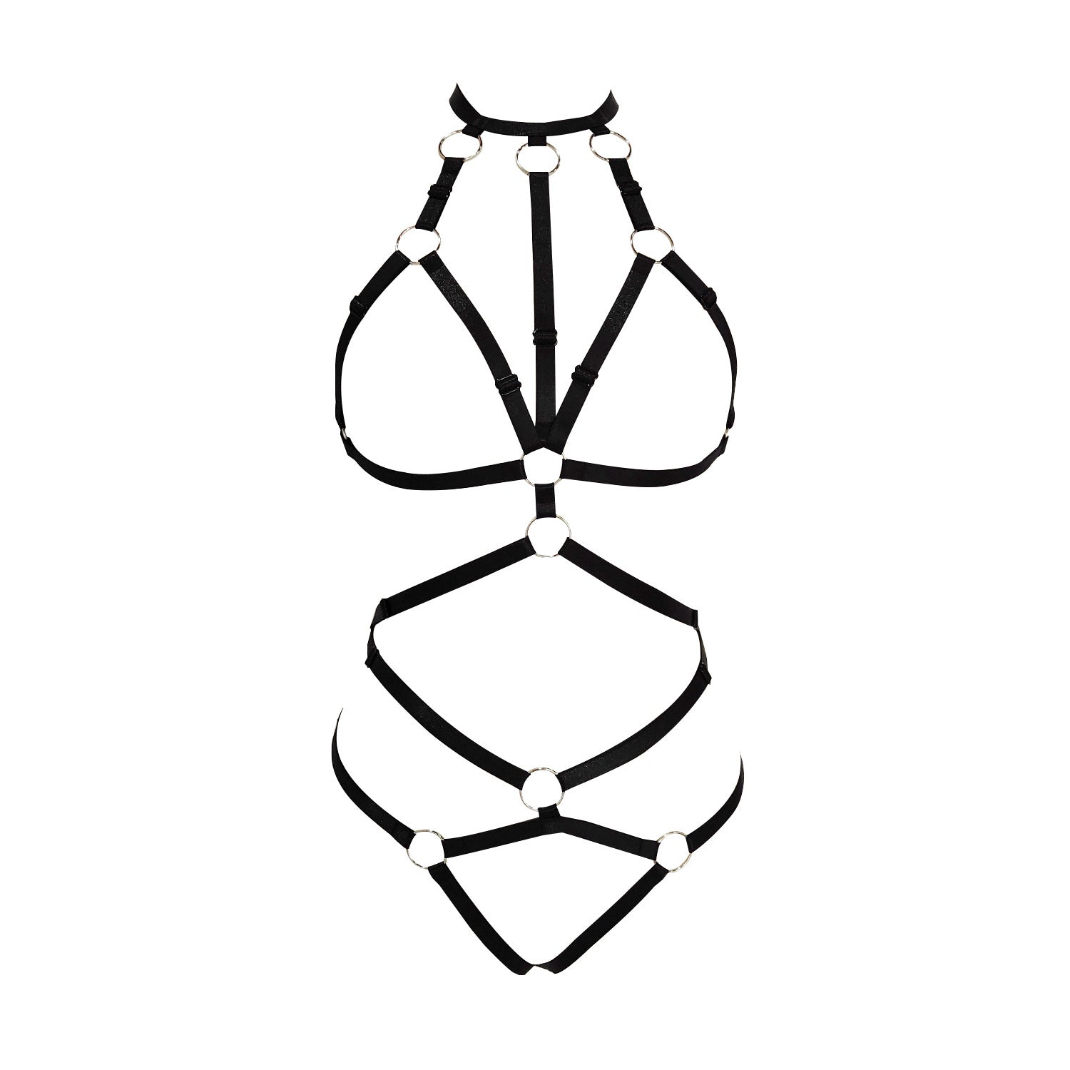 Sexiest Sexy Bodysuit Red HubLai Harness Lingerie Women  Teddy