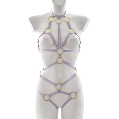 Sexiest Sexy Bodysuit Sex HubLai Harness Lingerie Black Teddy