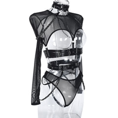 Sexy Bondage Lingerie Bodysuit Teddy