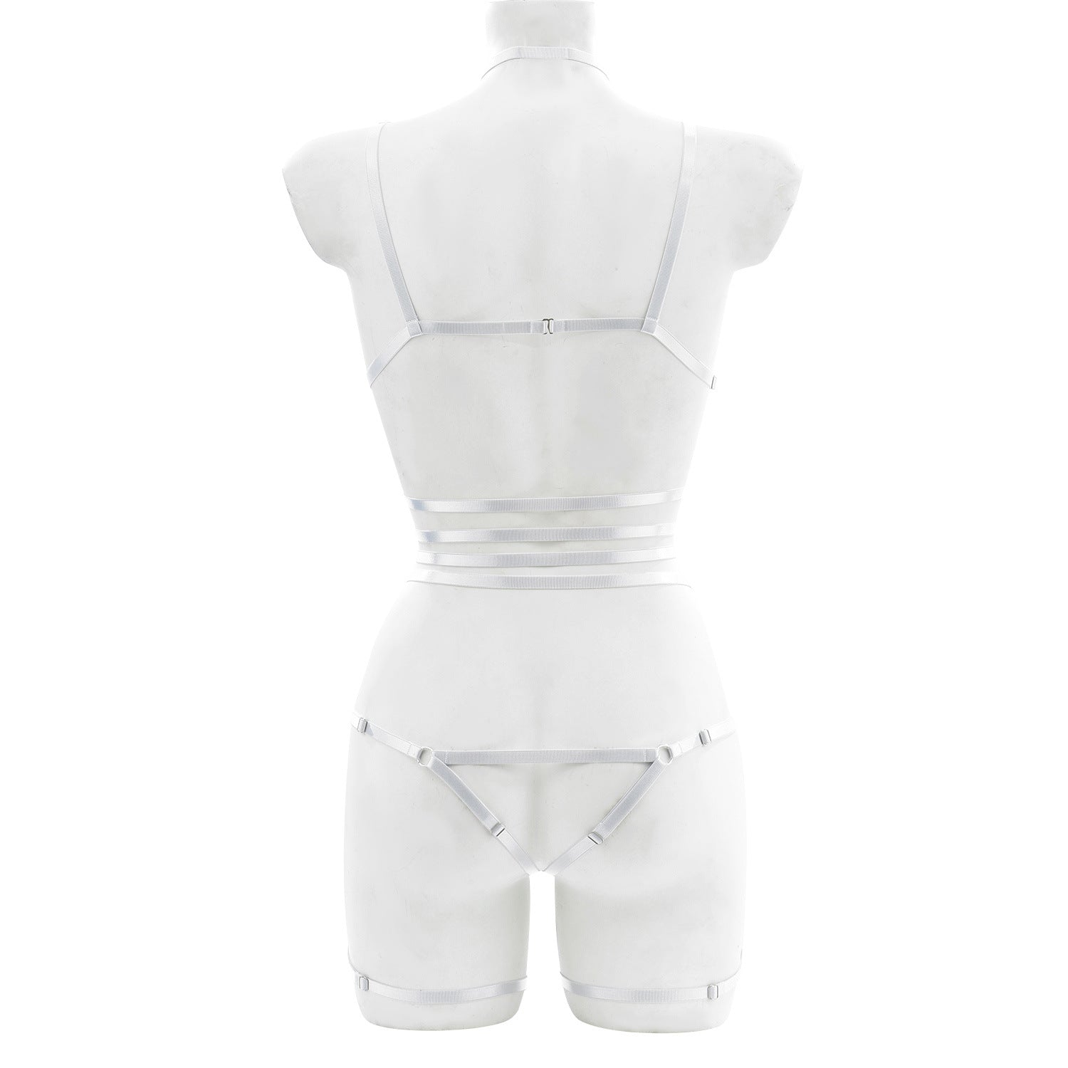 Sexy White Bodysuit Hot Sexy Harness Lingerie White Teddy