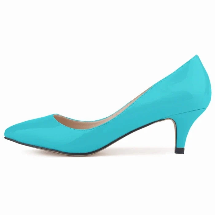 Classic Sexy Pointed Toes 5cm Low Med Kitten High Heels
