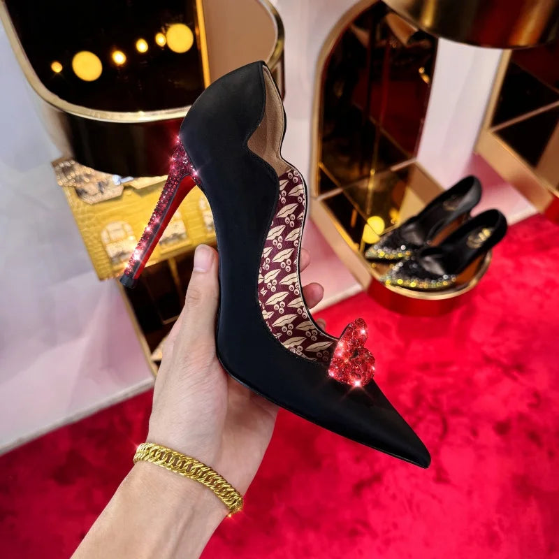 Black high heels