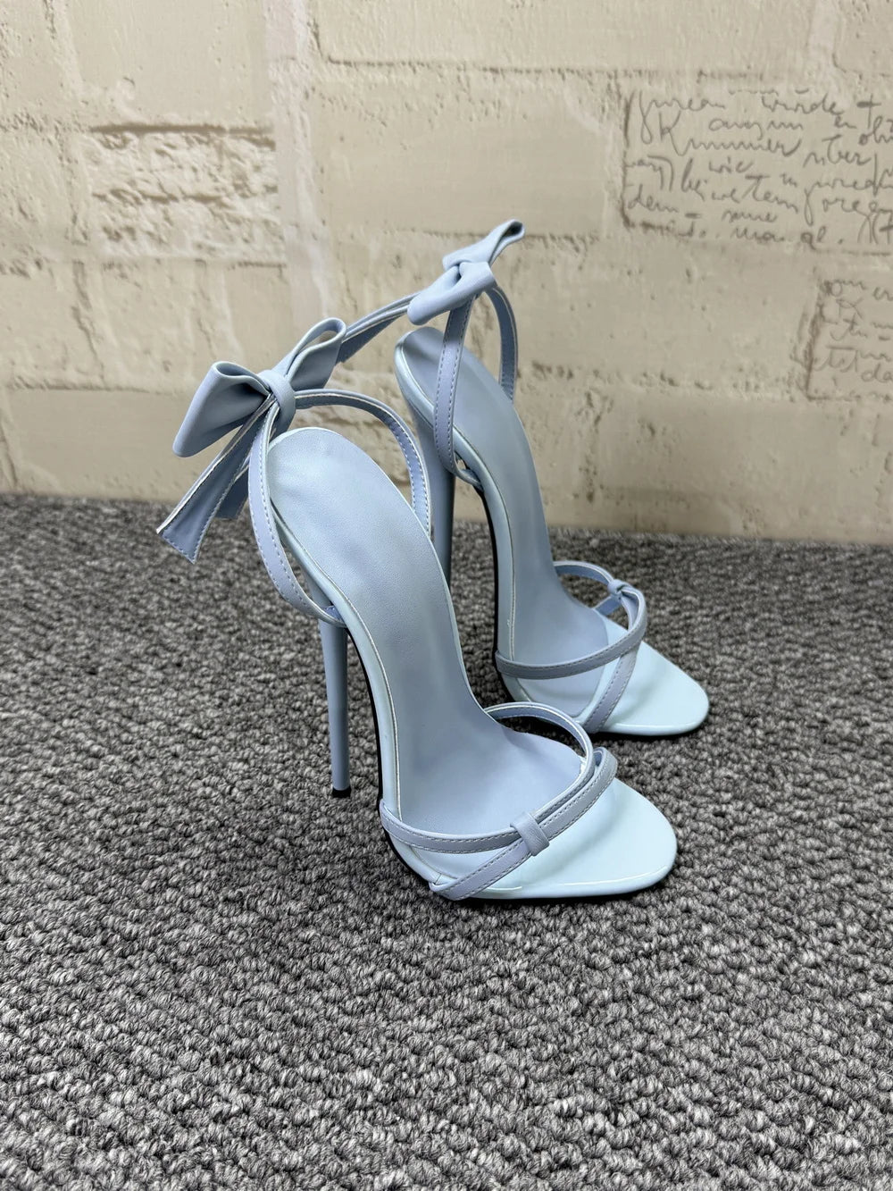 Back Bowtie 16cm High Heeled Sandals