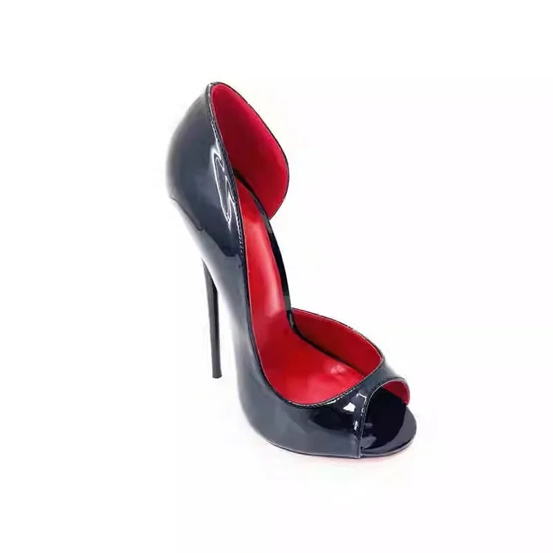 14cm/16cm Shallow Out Fetish Shoes
