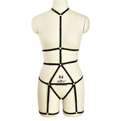 Strapy Sexy Bodysuit Black Bondage Harness Lingerie Couples Teddy