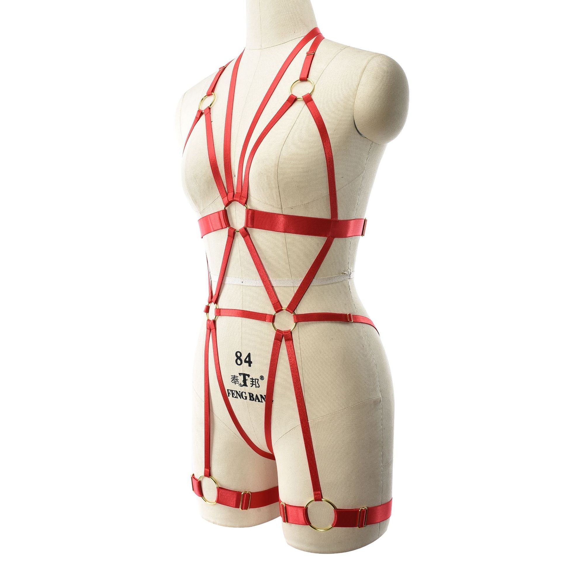 Wife White Bodysuit Submissive HubLai Harness Lingerie Chubby Teddy