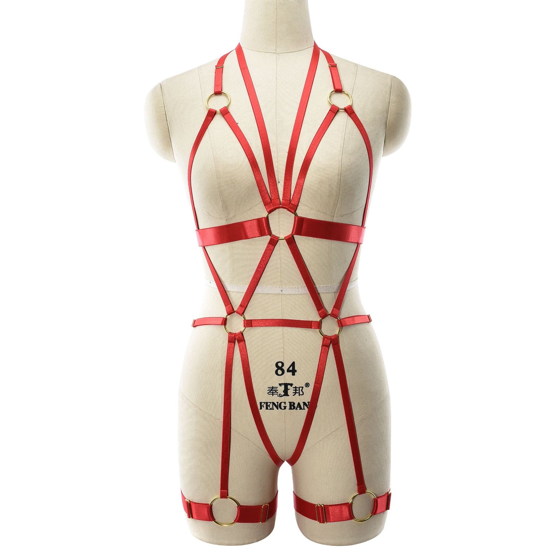 Wife White Bodysuit Submissive HubLai Harness Lingerie Chubby Teddy