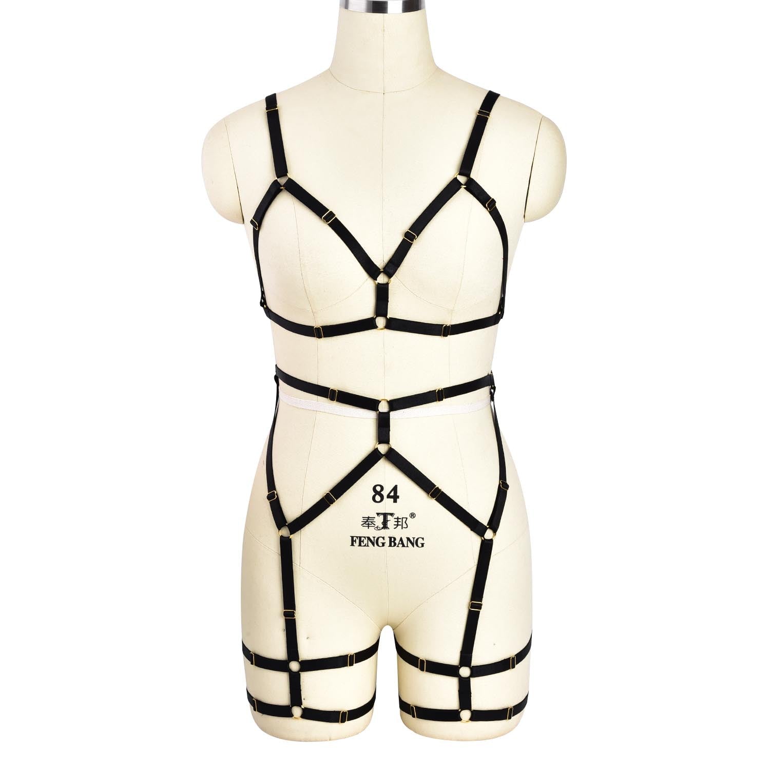 Wife Womens Black Bodysuit Hot Black Body Harness Lingerie White Teddy