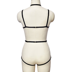 Women  Sexy Bodysuit Nasty HubLai Lingerie Harness Revealing Teddy