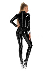 Black Pleather Bodysuit